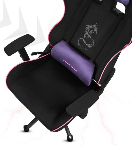 XMAX / Rio Balerion Terletmez Kadife Kumaş Siyah Gaming Oyuncu Koltuğu / 120 Kg Taşır