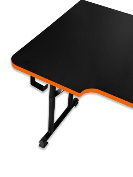 JetKur Turuncu Bilgisayar Oyuncu Masası 180x70cm Sallanmaz Metal Ayaklı - Pratik Kurulum