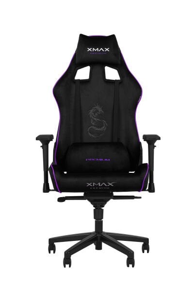 XMAX-Pro / Rio Plus Balerion 4D Kol Orijinal Yarasa Mekanizmalı Siyah Oyuncu Koltuğu / 150 KG TAŞIR - KOL PEDİ VE PUF HEDİYELİ