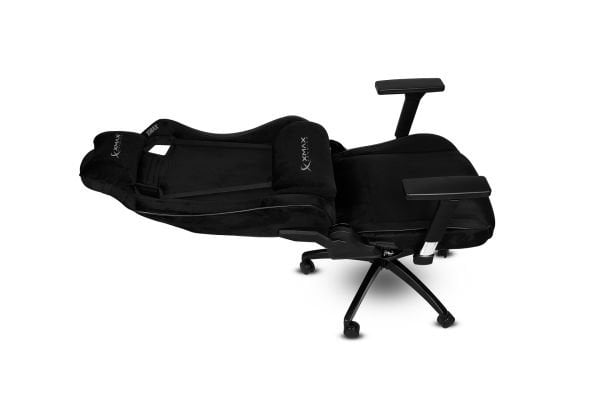 XMAX-Pro / Maximus 4D Kol Orijinal Yarasa Mekanizmalı Siyah Oyuncu Koltuğu / 130 KG TAŞIR - KOL PEDİ VE PUF HEDİYELİ