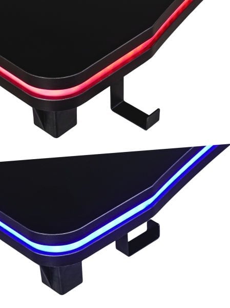 XMAX BIFOLD RGB Işıklı Masa KURULU GÖNDERİM - SALLANMAZ - 140x70 cm