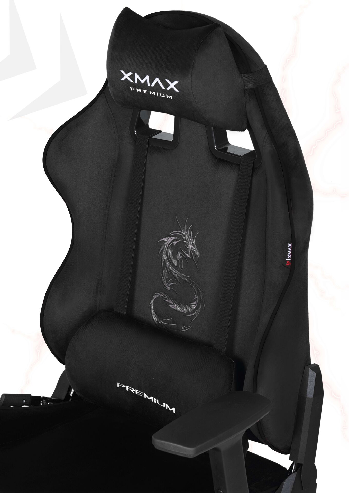 XMAX / Rio Balerion Siyah Kumaş Oyuncu Koltuğu / 100 KG Strong Carrier