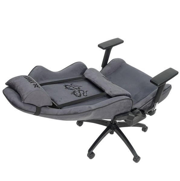 XMAX-Pro / Rio Plus Balerion 4D Kol Orijinal Yarasa Mekanizmalı Antrasit Oyuncu Koltuğu / 130 KG TAŞIR - KOL PEDİ VE PUF HEDİYELİ