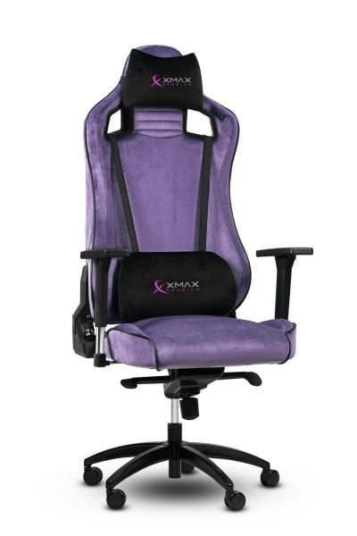 XMAX-Pro / Maximus 4D Kol Orijinal Yarasa Mekanizmalı Mor Oyuncu Koltuğu / 130 KG TAŞIR - KOL PEDİ VE PUF HEDİYELİ