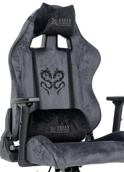 XMAX / Rio Balerion Antrasit/Siyah Kumaş Oyuncu Koltuğu / 100 KG Strong Carrier