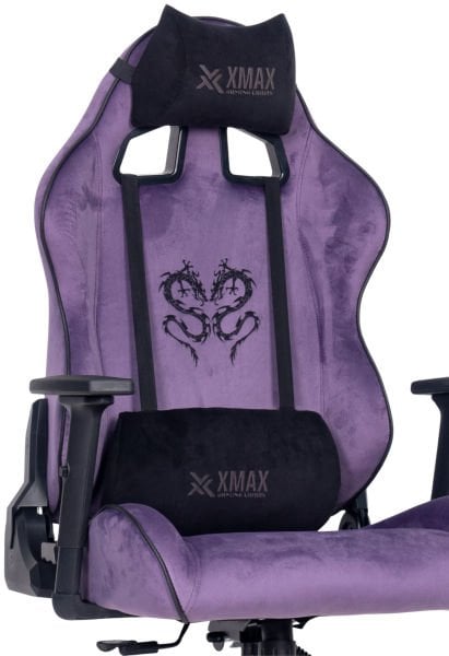 XMAX / Rio Balerion Mor/Siyah Kumaş Oyuncu Koltuğu / 100 KG Strong Carrier