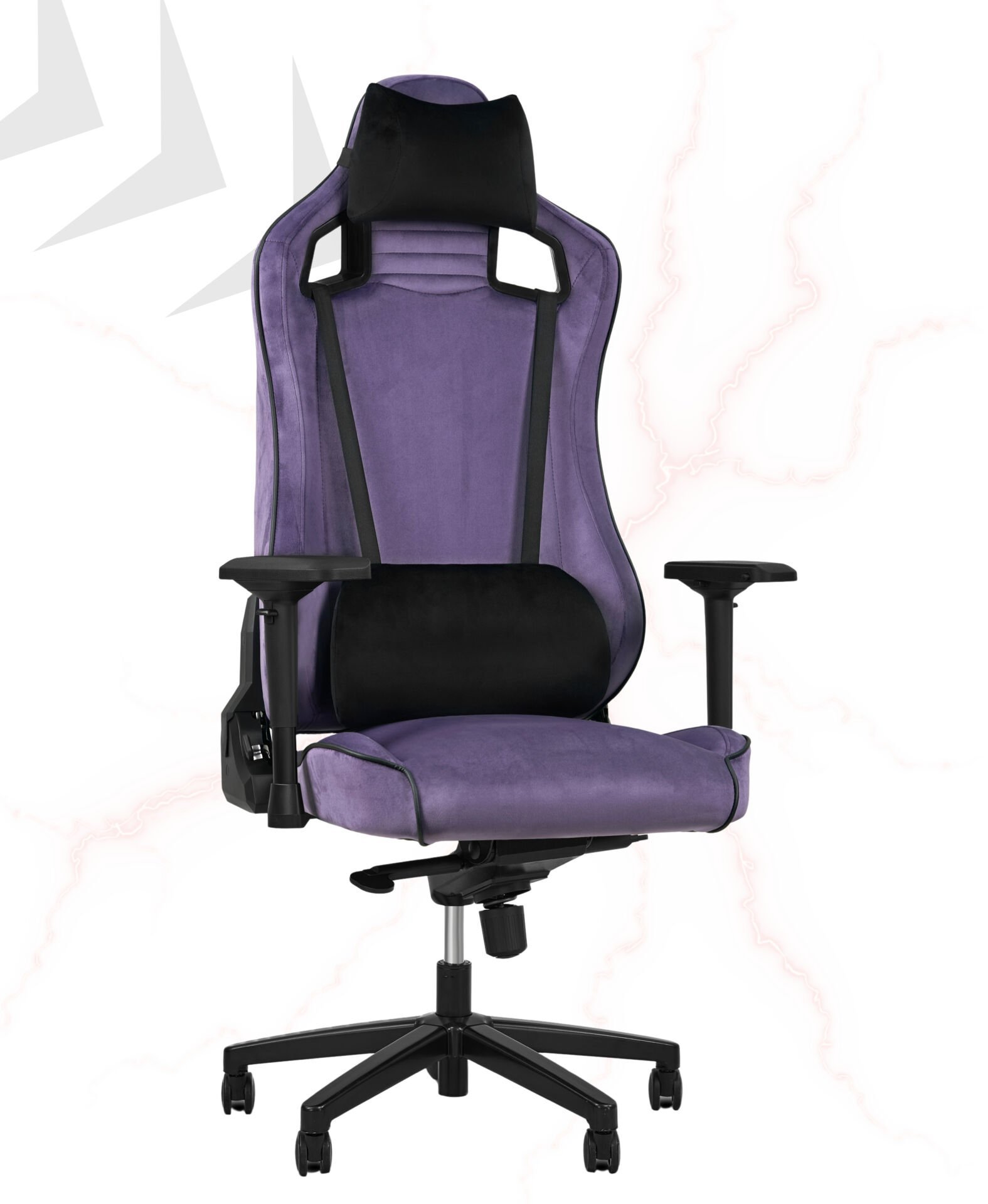 XMAX-Pro NO NAME / Maximus 4D Kol Orijinal Yarasa Mekanizmalı Mor Oyuncu Koltuğu / 150 KG TAŞIR