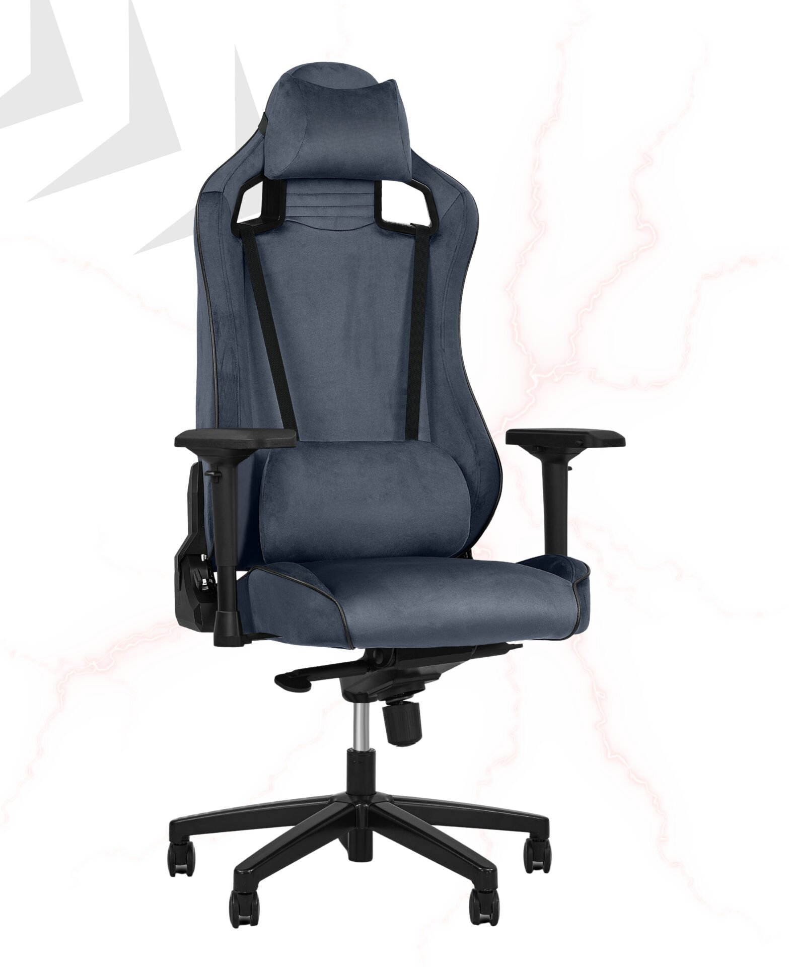 XMAX-Pro NO NAME / Maximus 4D Kol Orijinal Yarasa Mekanizmalı Antrasit Oyuncu Koltuğu / 150 KG TAŞIR