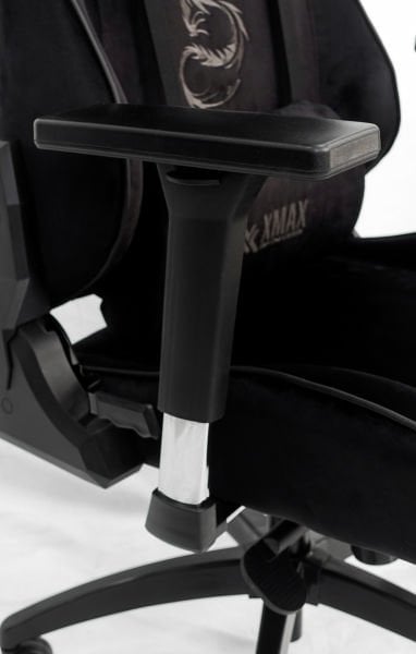 XMAX-Pro / Rio Balerion 4D Kol Orijinal Yarasa Mekanizmalı Siyah Oyuncu Koltuğu / 130 KG TAŞIR - KOL PEDİ VE PUF HEDİYELİ