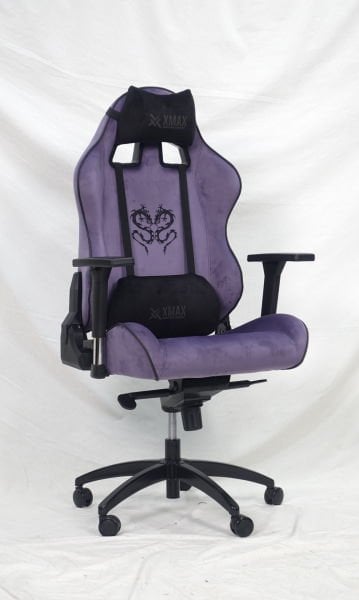 XMAX-Pro / Rio Balerion 4D Kol Orijinal Yarasa Mekanizmalı Mor Oyuncu Koltuğu / 130 KG TAŞIR - KOL PEDİ VE PUF HEDİYELİ