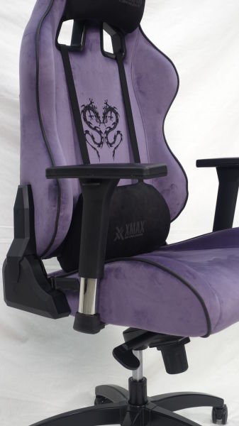 XMAX-Pro / Rio Balerion 4D Kol Orijinal Yarasa Mekanizmalı Mor Oyuncu Koltuğu / 150 KG TAŞIR - KOL PEDİ VE PUF HEDİYELİ