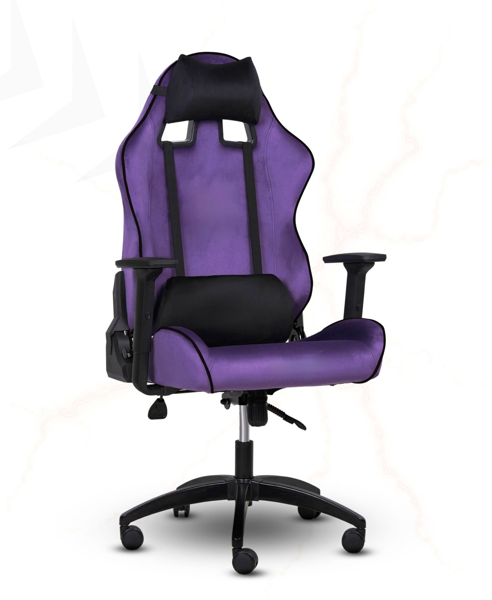 XMAX NO NAME / Rio Balerion Terletmez Kadife Kumaş Mor Gaming Oyuncu Koltuğu / 120 Kg Taşır