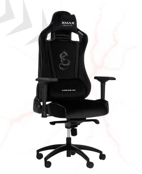 XMAX-Pro / Maximus 4D Kol Orijinal Yarasa Mekanizmalı Siyah Oyuncu Koltuğu / 150 KG TAŞIR