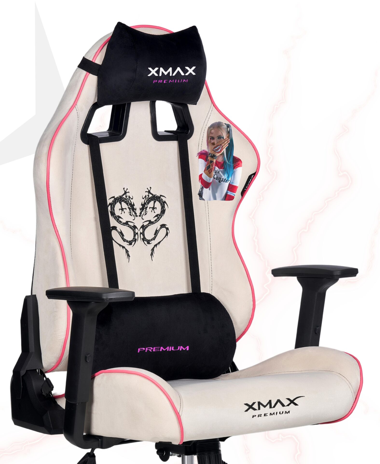 XMAX Yayıncı ve Oyuncu Koltuğu Modunu Seç Tarzını Yansıt  MOD:8 HARLEY QUİNN