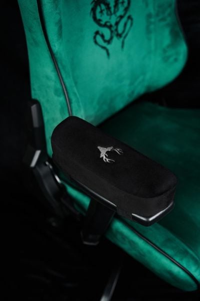 Churchill 3D Koltuk Kol Pedi Kadife Kumaş 32 DNS Yoğun Sünger Siyah (Ergonomik Kol Destek)