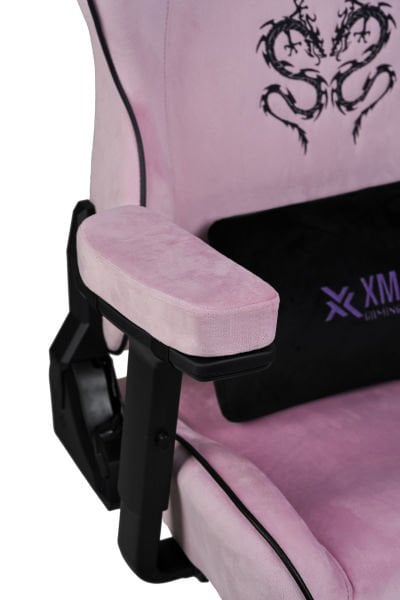 Churchill 3D Koltuk Kol Pedi Kadife Kumaş 32 DNS Yoğun Sünger Pembe (Ergonomik Kol Destek)