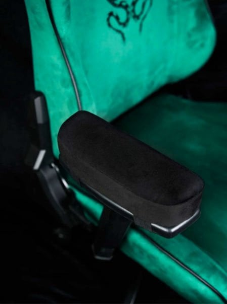 Churchill 3D Koltuk Kol Pedi Kadife Kumaş 32 DNS Yoğun Sünger Siyah (Ergonomik Kol Destek)