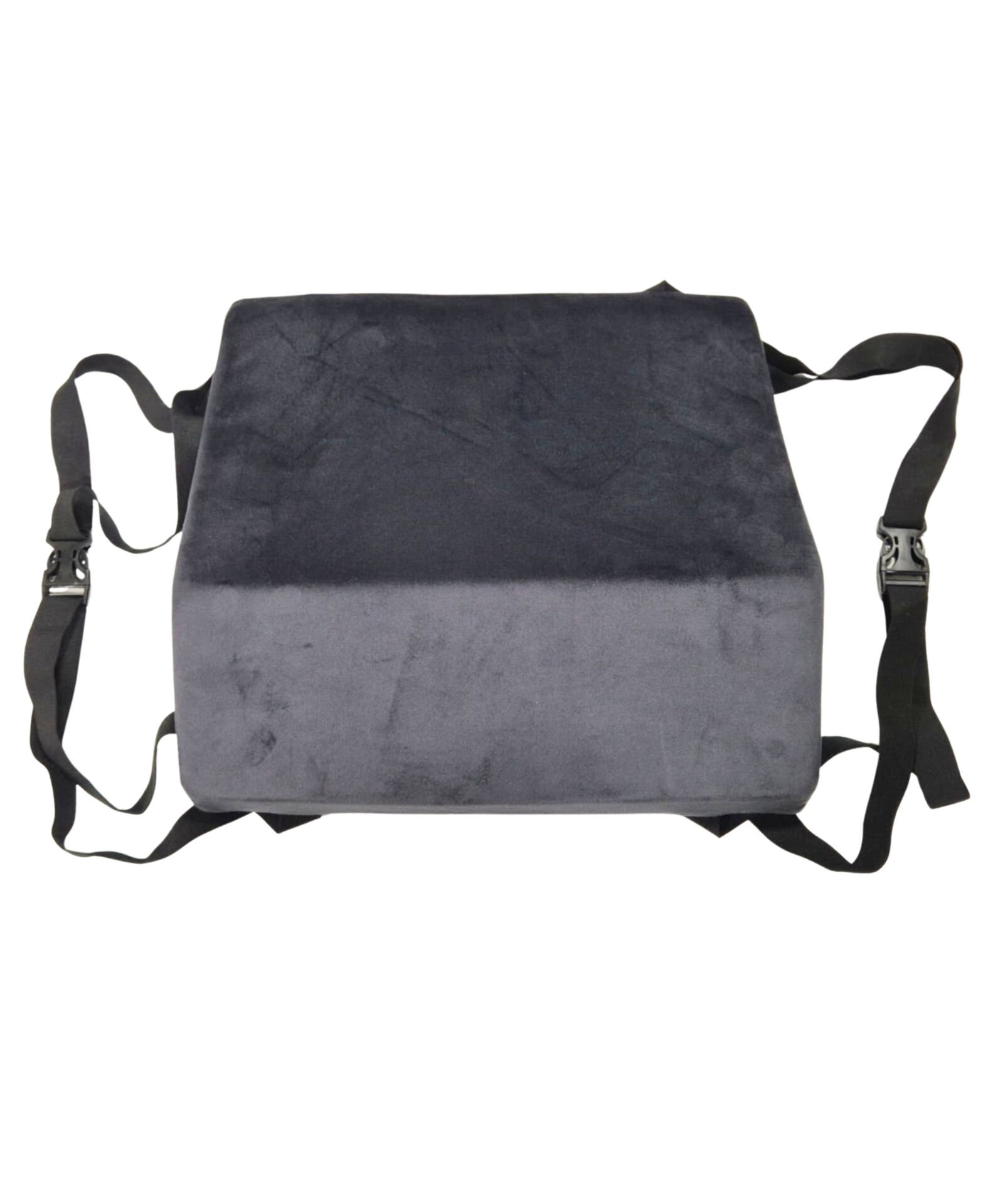 XMAX BELYA Koltuk ve Araç Bel Yastığı Pürüssüz Kadife Kumaş Terletmez Yumuşak Dokulu Klipsli Antrasit Markasız