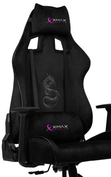 XMAX / Rio Plus Balerion Siyah Kumaş Oyuncu Koltuğu / 100 KG Strong Carrier