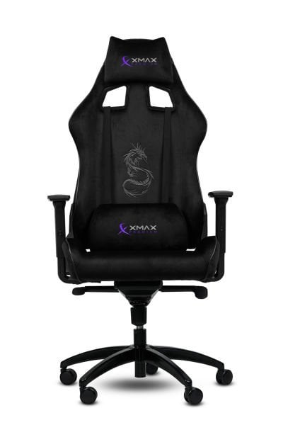 XMAX-Pro / Rio Plus Balerion 4D Kol Orijinal Yarasa Mekanizmalı Siyah Oyuncu Koltuğu / 130 KG TAŞIR - KOL PEDİ VE PUF HEDİYELİ