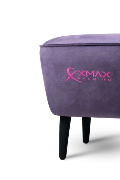 Arya Mor Ayak Uzatma Pufu | Kadife Kumaş | Kalın Sünger | Konforlu Ayak Dinlendirme