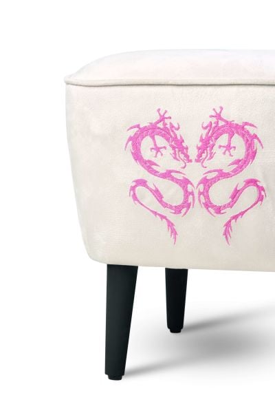 Arya Mod:11 Ayak Uzatma Pufu | Kadife Kumaş | Kalın Sünger | Konforlu Ayak Dinlendirme