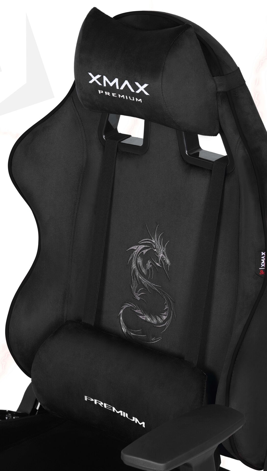 Terletmez Siyah Kumaş Poliüretan Sünger Lastikli Bel Ve Boyun Yastığı