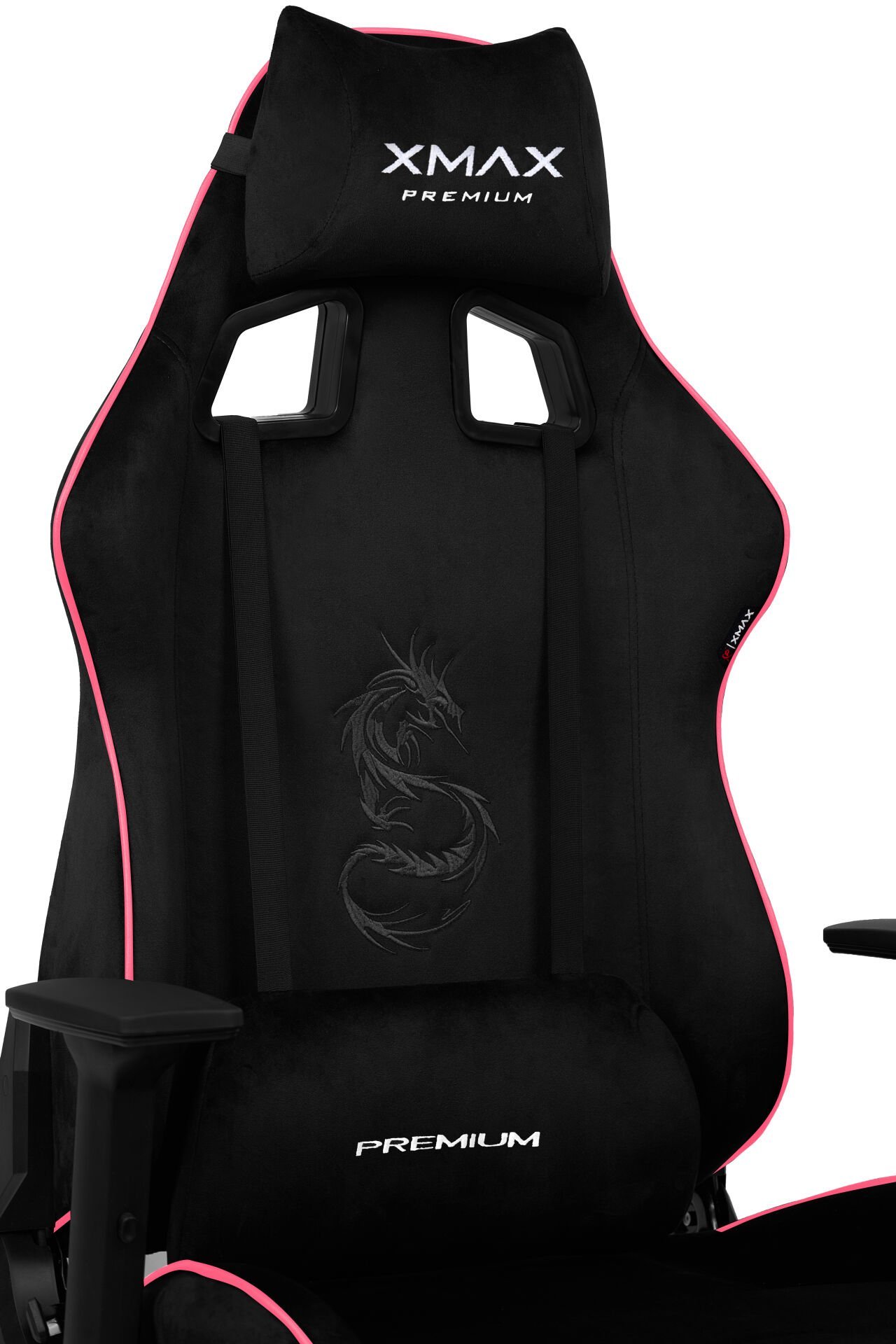 XMAX / Rio Plus Balerion Terletmez Kadife Kumaş Siyah Gaming Oyuncu Koltuğu / 120 Kg Taşır