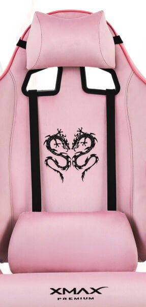 Terletmez Pembe Kumaş Poliüretan Sünger Lastikli Bel Ve Boyun Yastığı