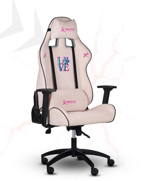Love Pembe Su İtici Kumaş Oyuncu Koltuğu – XMAX Rio Plus Bilgisayar Sandalyesi