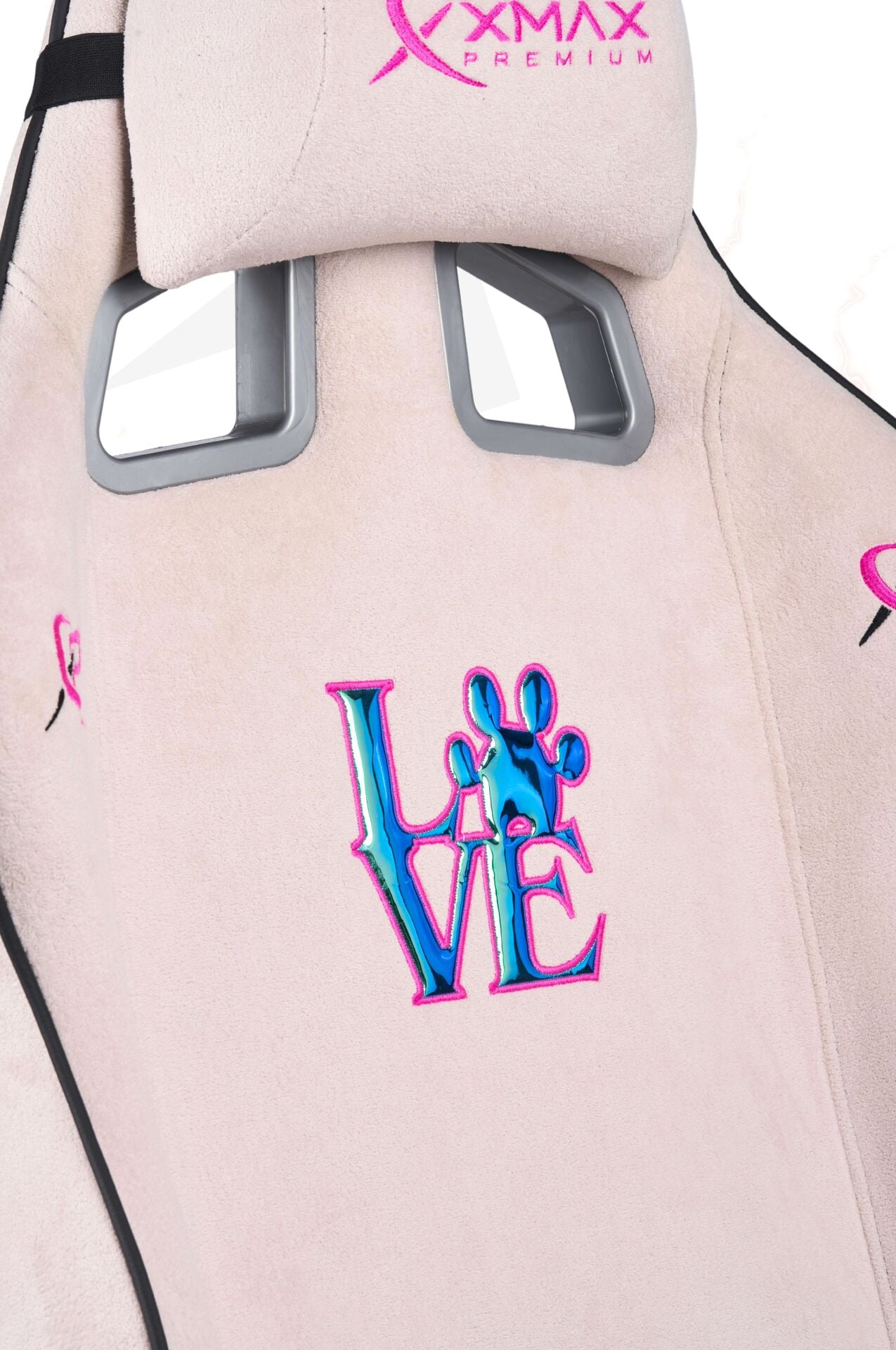 Love Pembe Su İtici Kumaş Oyuncu Koltuğu – XMAX Rio Plus Bilgisayar Sandalyesi