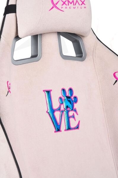 Love Pembe Su İtici Kumaş Oyuncu Koltuğu – XMAX Rio Plus Bilgisayar Sandalyesi