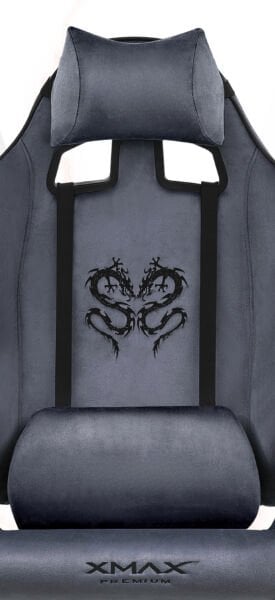 Terletmez Antrasit Kumaş Poliüretan Sünger Lastikli Bel Ve Boyun Yastığı