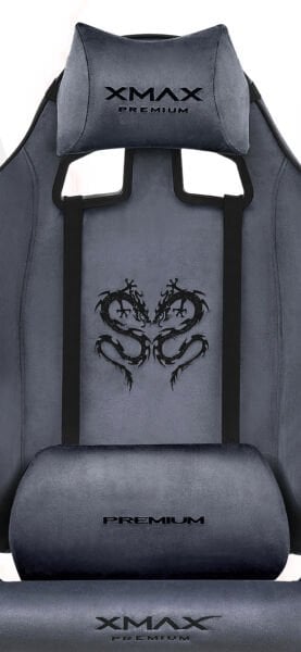 Terletmez Antrasit Kumaş Poliüretan Sünger Lastikli Bel Ve Boyun Yastığı