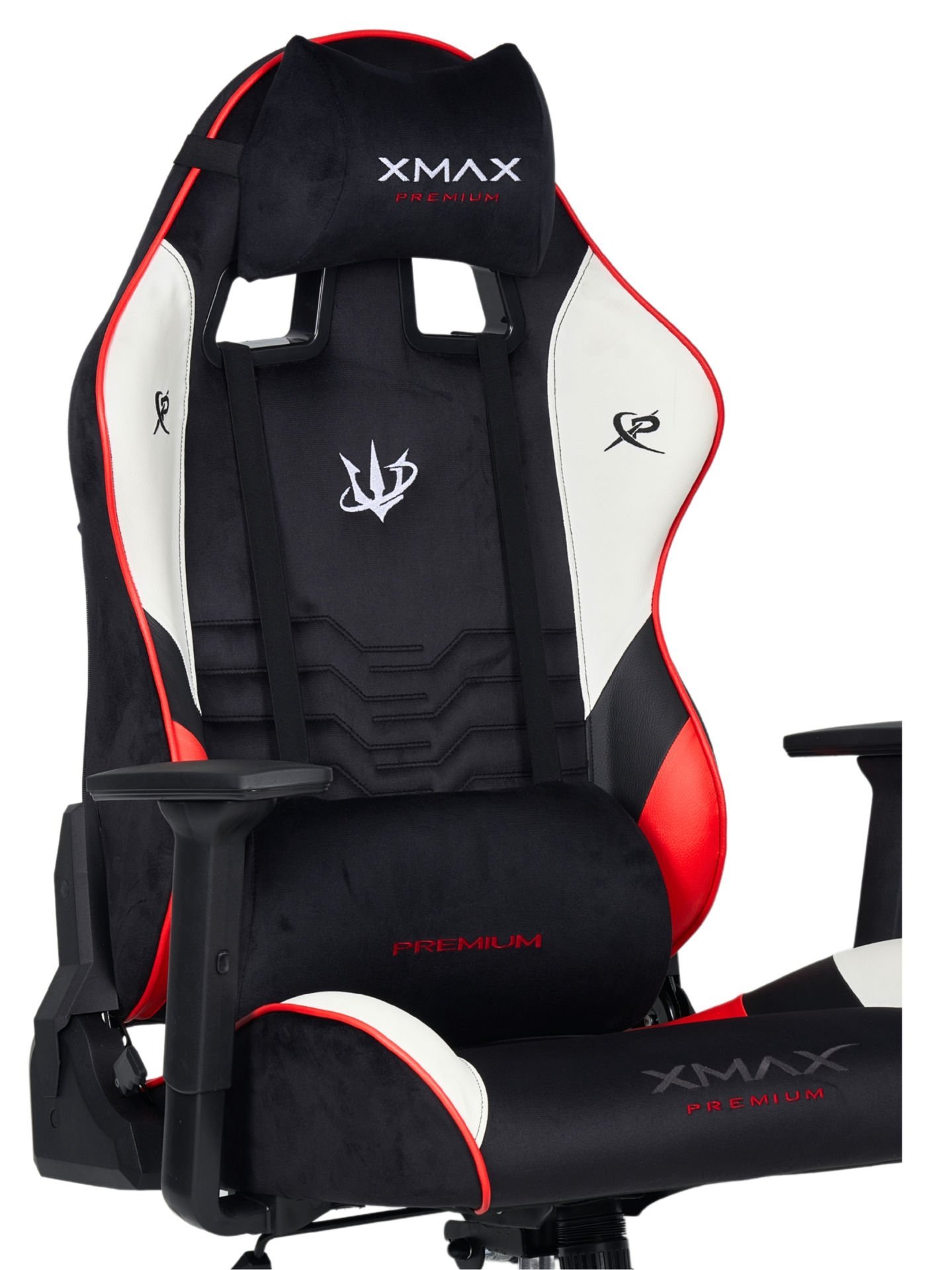 XMAX / Rio Balerion Kırmızı Siyah Kumaş Oyuncu Koltuğu / 100 KG Strong Carrier