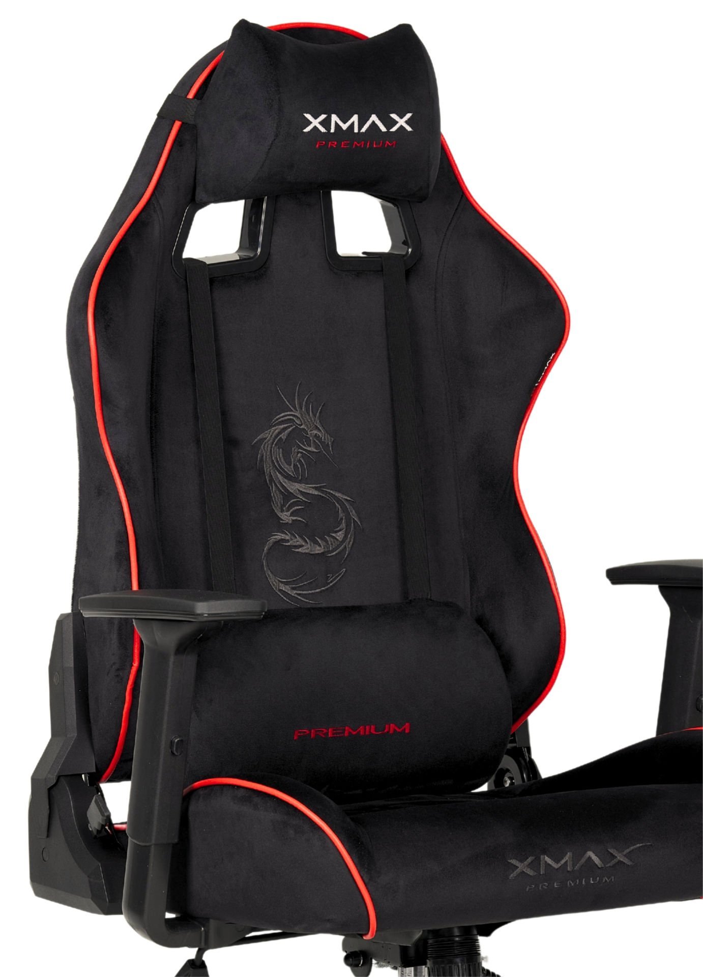 XMAX / Rio Balerion Siyah Kumaş Oyuncu Koltuğu / 100 KG Strong Carrier