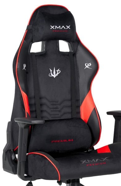 XMAX / Rio Plus Balerion Kırmızı Siyah Kumaş Oyuncu Koltuğu / 100 KG Strong Carrier