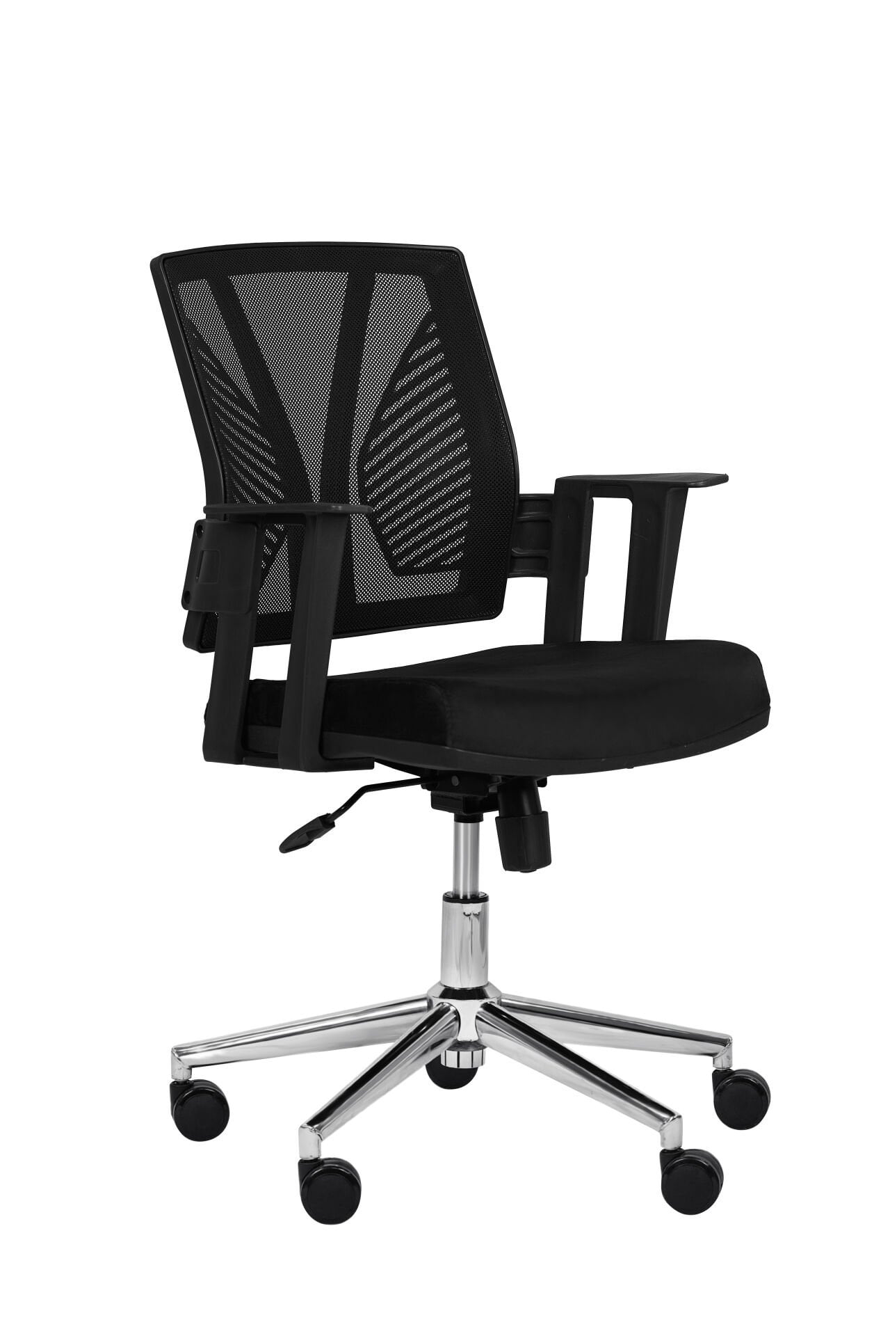 XMAX Polo Siyah Ofis Koltuğu | Kadife | 120 KG