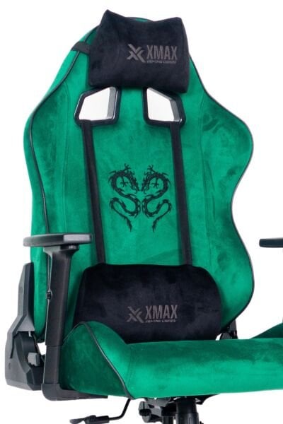 XMAX / Rio Balerion Yeşil Kumaş Oyuncu Koltuğu / 120 KG Taşıma