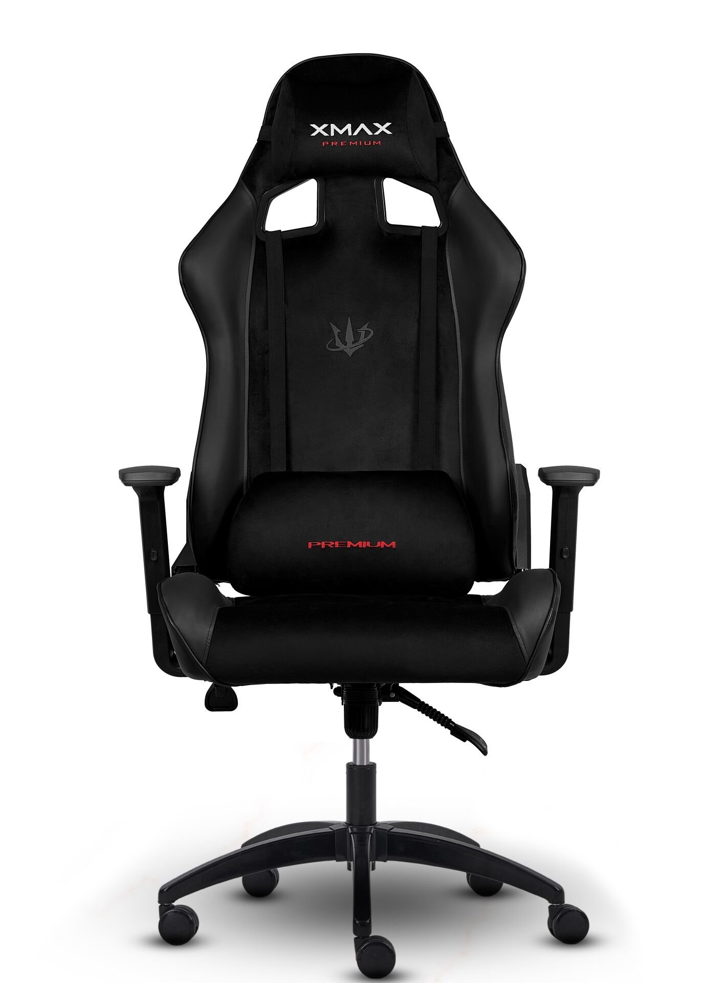 XMAX / Rio Plus Terletmez Kısmi Derili Kadife Kumaş Siyah Gaming Oyuncu Koltuğu / 120 Kg Taşır