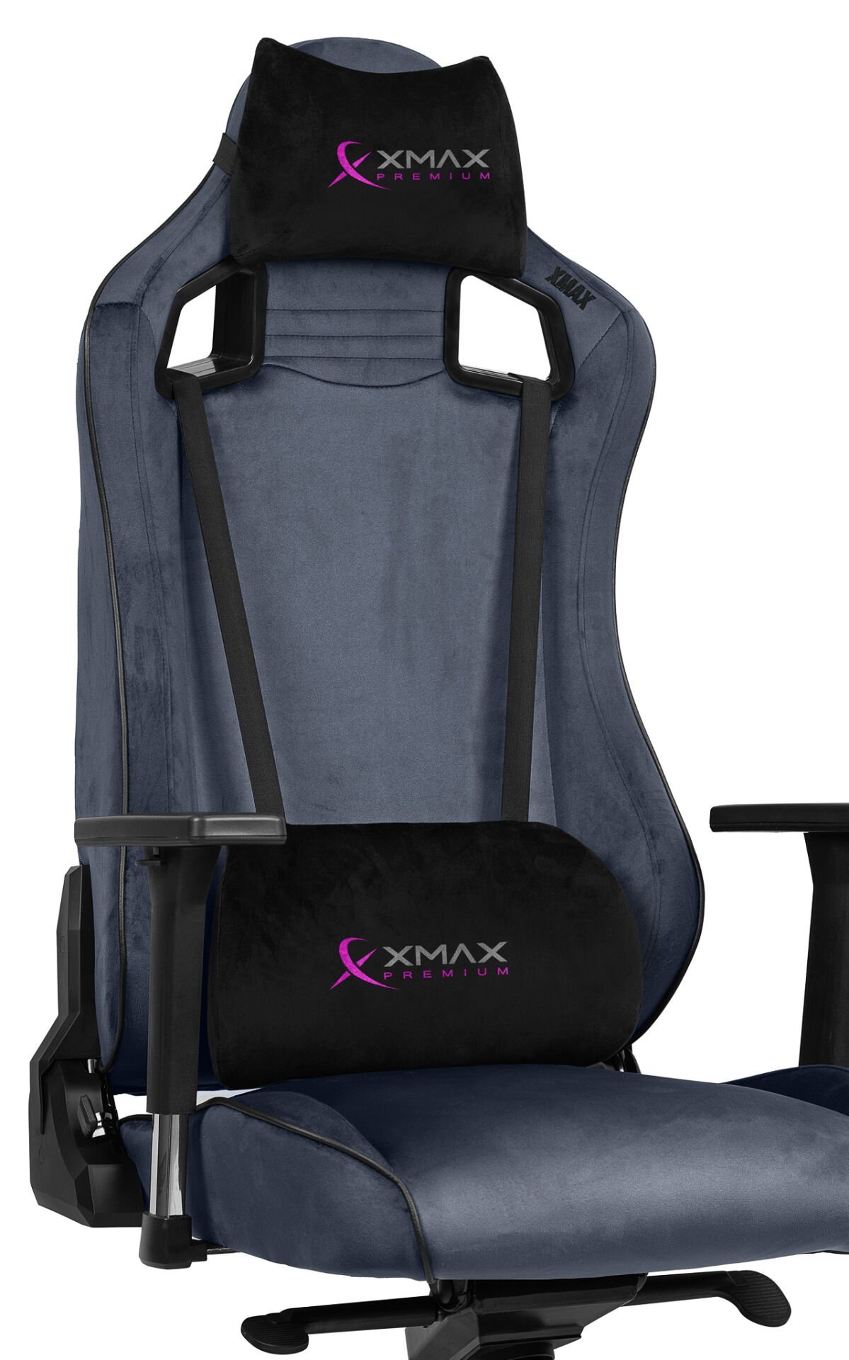 XMAX-Pro / Maximus 4D Kol Orijinal Yarasa Mekanizmalı Antrasit Oyuncu Koltuğu / 150 KG TAŞIR - KOL PEDİ VE PUF HEDİYELİ