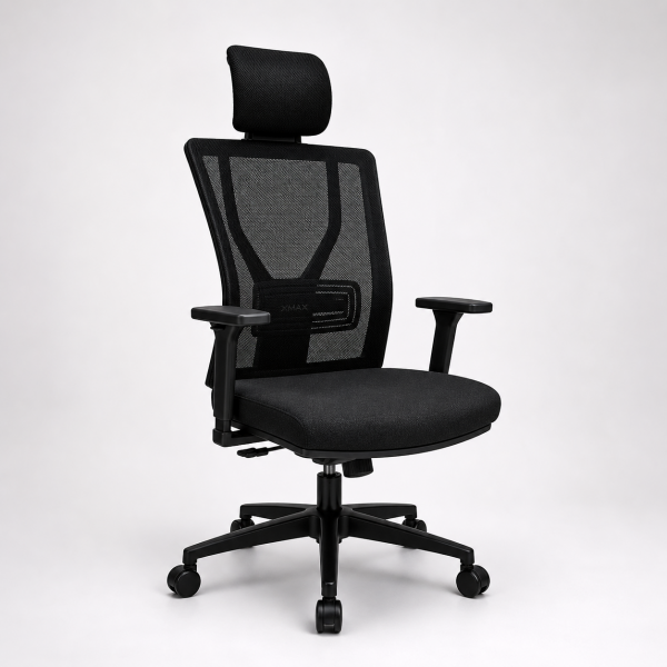XMAX Office 3D Kol İthal Mekanizmalı Siyah Çalışma Koltuğu
