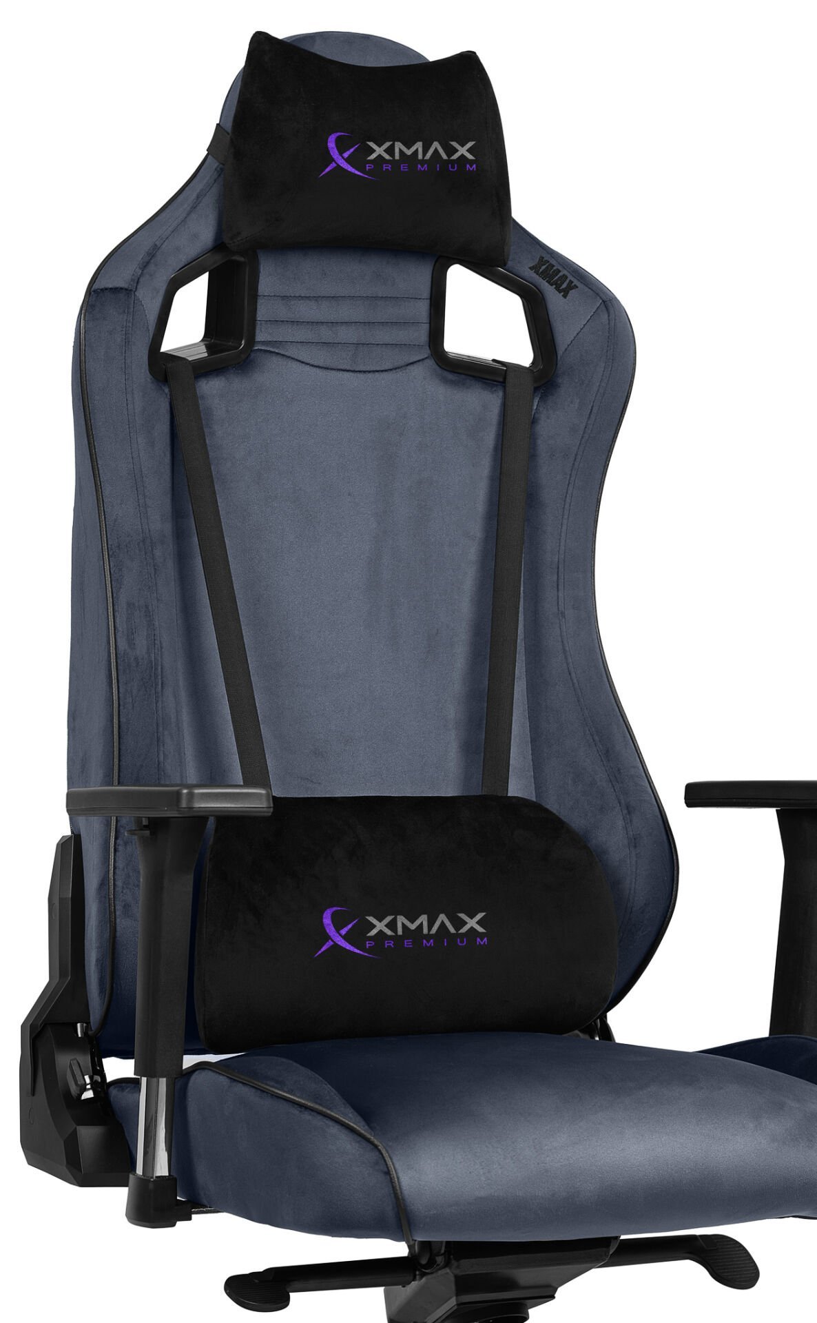 XMAX-Pro / Maximus 4D Kol Orijinal Yarasa Mekanizmalı Antrasit Oyuncu Koltuğu / 150 KG TAŞIR - KOL PEDİ VE PUF HEDİYELİ