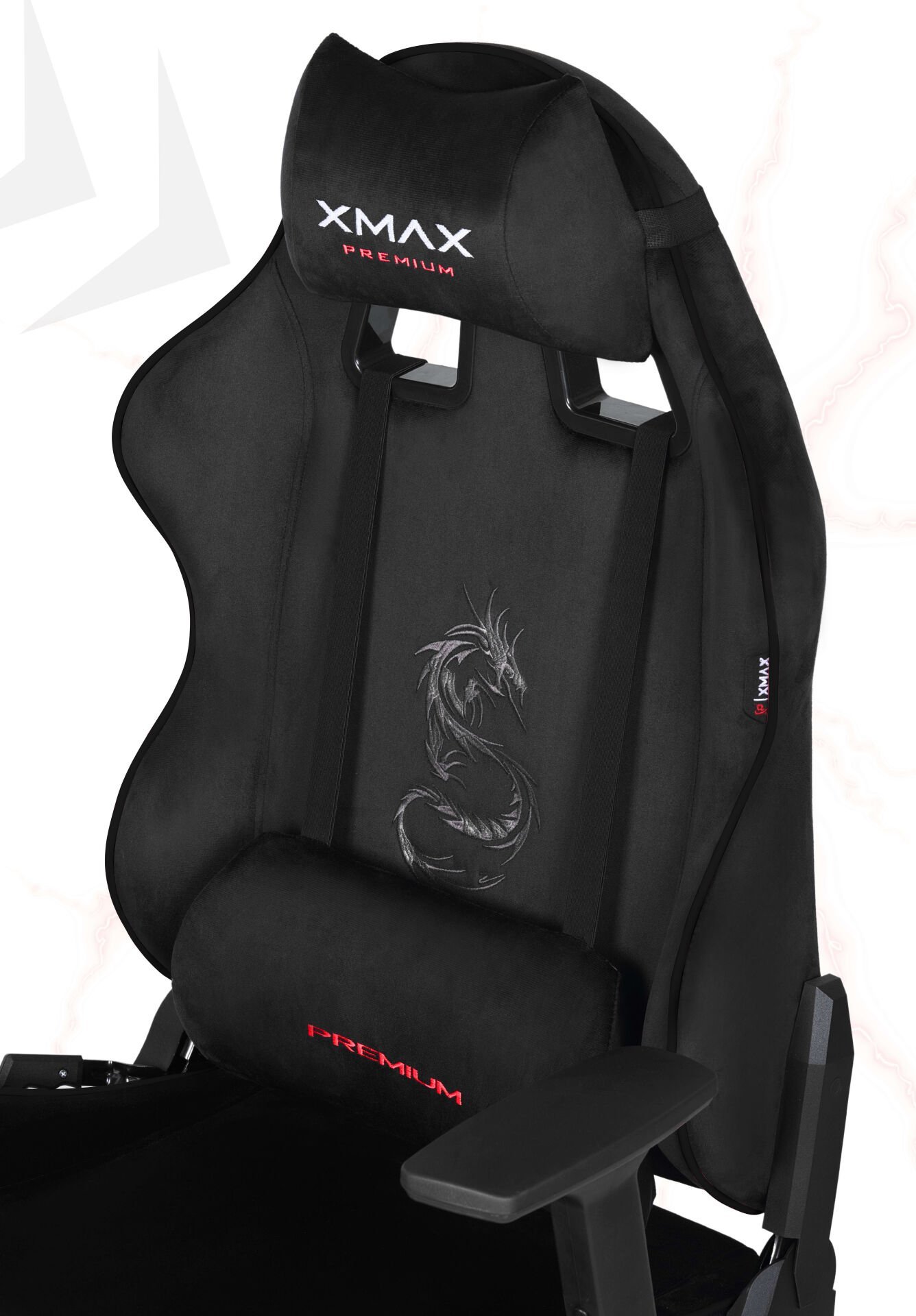 XMAX / Rio Balerion Siyah Kumaş Oyuncu Koltuğu / 100 KG Strong Carrier