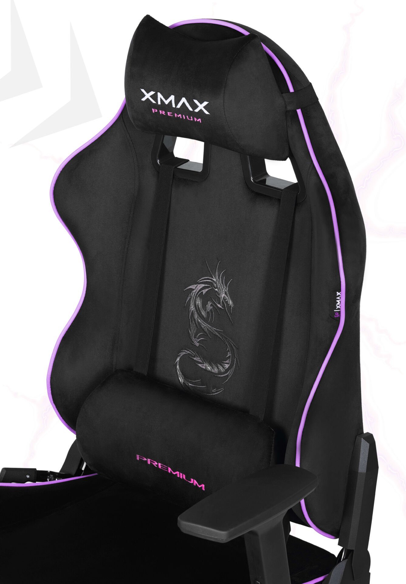XMAX / Rio Balerion Siyah Kumaş Oyuncu Koltuğu