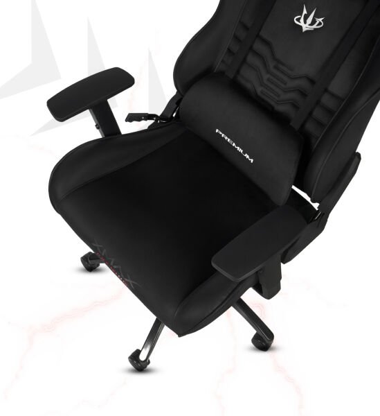XMAX / Rio Terletmez Kısmi Derili Kadife Kumaş Siyah Gaming Oyuncu Koltuğu / 120 Kg Taşır