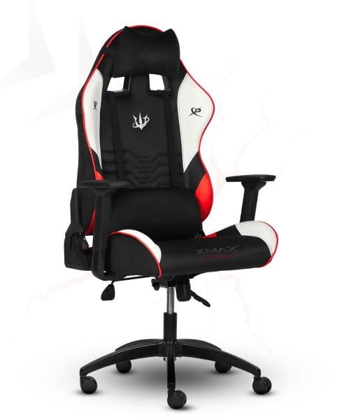 XMAX NO NAME / Rio Terletmez Kısmi Derili Kadife Kumaş Kırmızı Siyah Gaming Oyuncu Koltuğu / 120 Kg Taşır