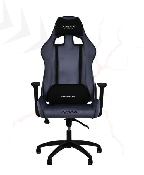 XMAX / Rio Plus Balerion Terletmez Kadife Kumaş Antrasit Gaming Oyuncu Koltuğu / 120 Kg Taşır