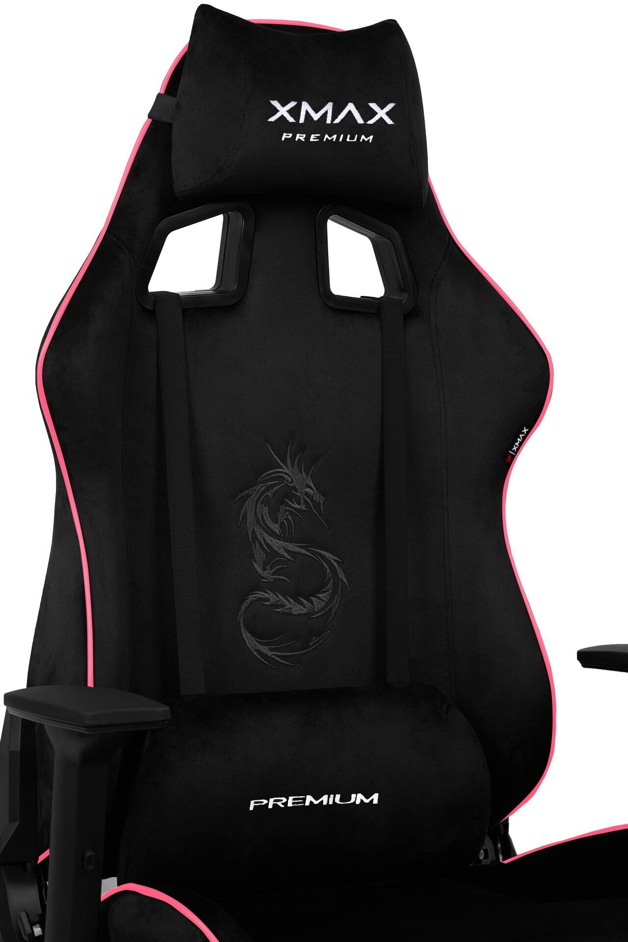 XMAX / Rio Plus Balerion Terletmez Kadife Kumaş Siyah Gaming Oyuncu Koltuğu / 120 Kg Taşır