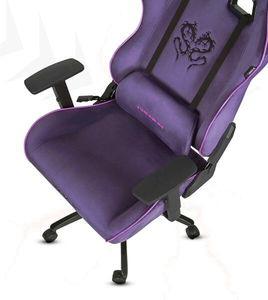 XMAX / Rio Balerion Terletmez Kadife Kumaş Mor Gaming Oyuncu Koltuğu / 120 Kg Taşır